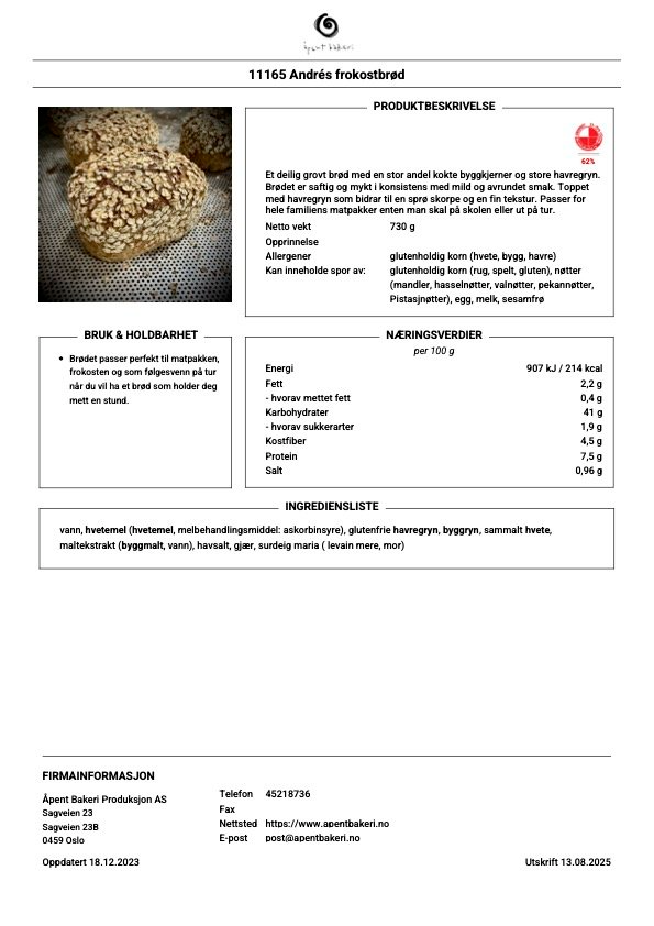 Andrés Frokostbrød