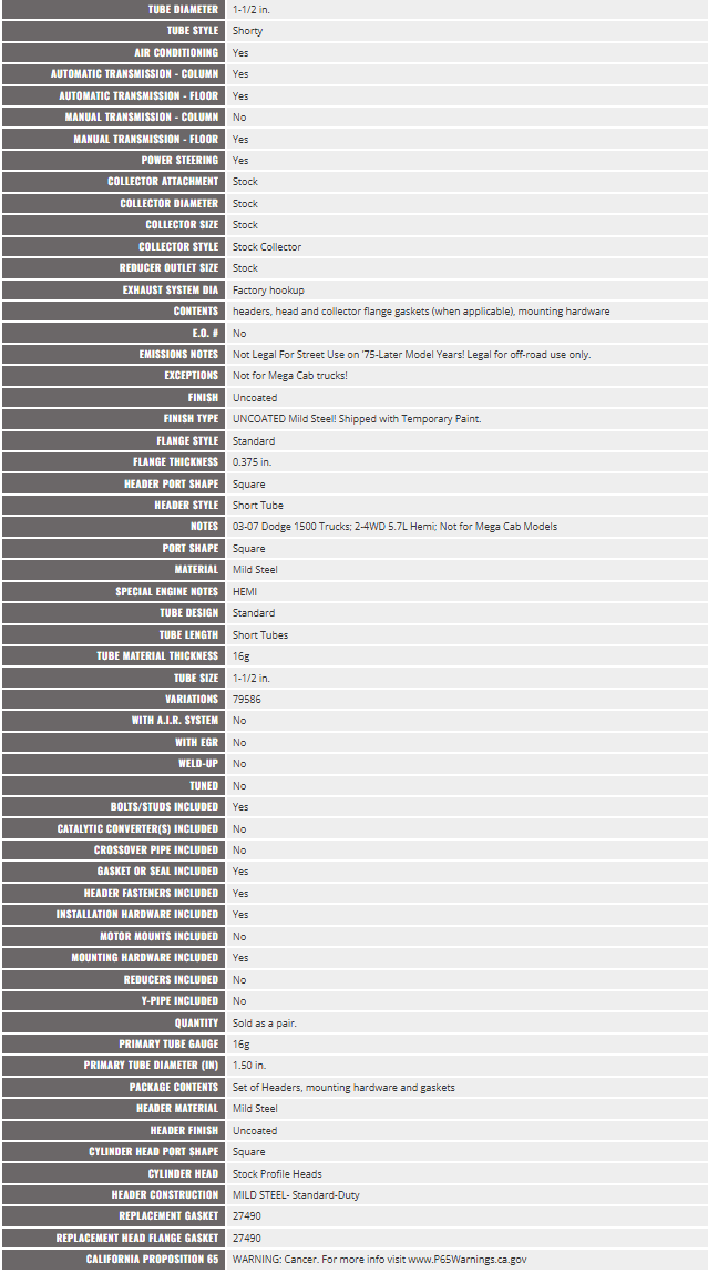 Ford Bronco headers bilde 3