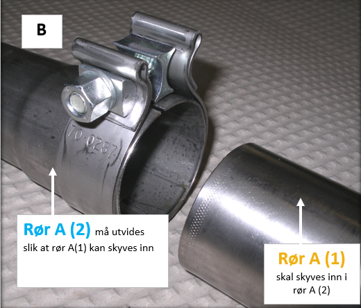 Galvaniserte uklemmer M8/M10