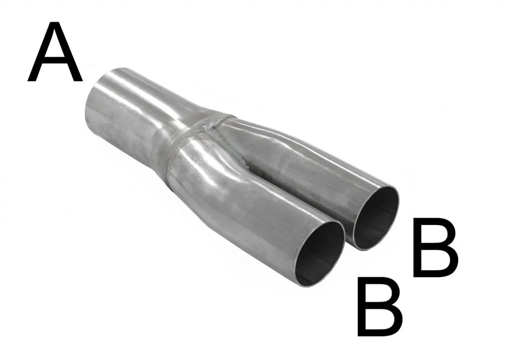 Y-Rør i rustfritt stål